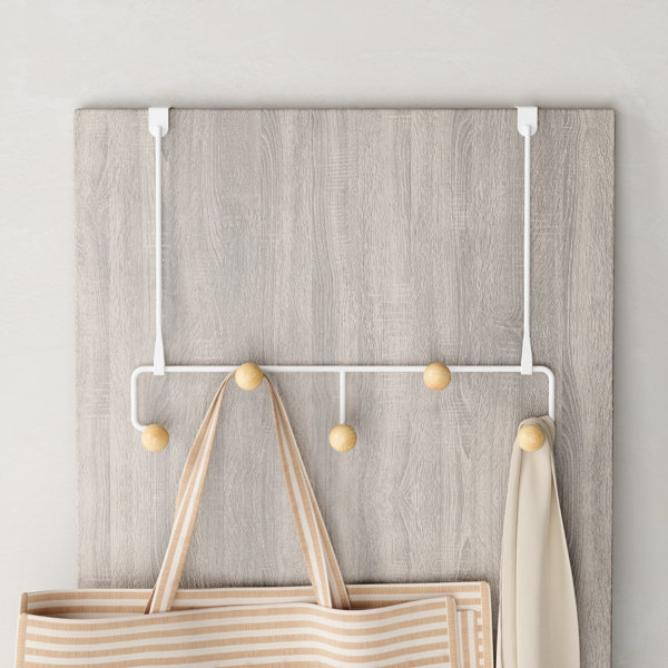 Hanging best sale coat rail